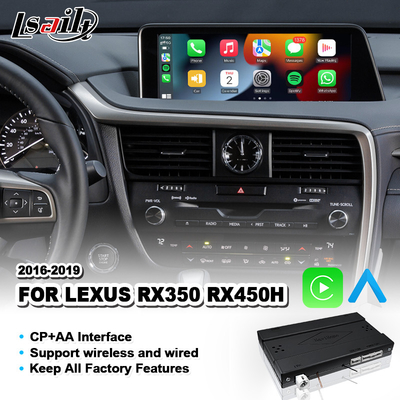 Lexus Carplay Android Auto Interface για RX450H RX350 RX 350 Διαχείριση ποντικιού 2016-2019