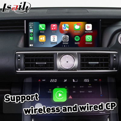 Ασύρματο Android Auto Carplay Interface για Lexus IS200T IS300H IS350 F Sport IS 200T Διαχείριση ποντικιού 2017-2020