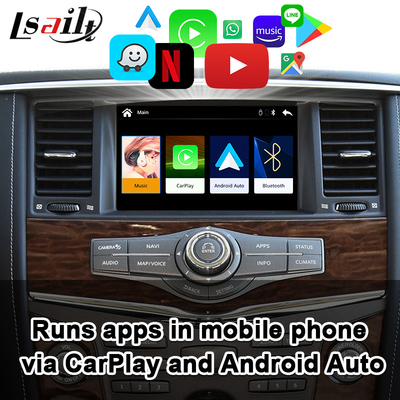 Η διεπαφή CarPlay Lsailt για την αρμάδα της Nissan, αναζήτηση, ανιχνευτής με το αρρενωπό αυτοκίνητο, αναβαθμίζει την αρχική οθόνη