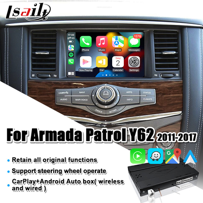 Η διεπαφή CarPlay Lsailt για την αρμάδα της Nissan, αναζήτηση, ανιχνευτής με το αρρενωπό αυτοκίνητο, αναβαθμίζει την αρχική οθόνη