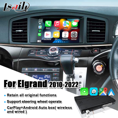 Διεπαφή της Nissan CarPlay με το αρρενωπό αυτοκίνητο, YouTube, Spotify για Elgrand, περίπολος, αρμάδα, ανιχνευτής