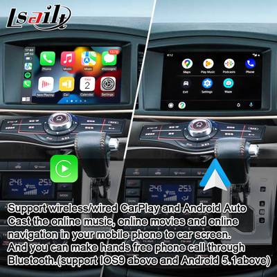 Διεπαφή της Nissan CarPlay με το αρρενωπό αυτοκίνητο, YouTube, Spotify για Elgrand, περίπολος, αρμάδα, ανιχνευτής