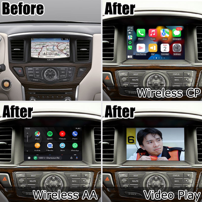 Ασύρματο κιβώτιο ναυσιπλοΐας Carplay αρρενωπό αυτόματο για τον ανιχνευτή R52 2017-2021 της Nissan