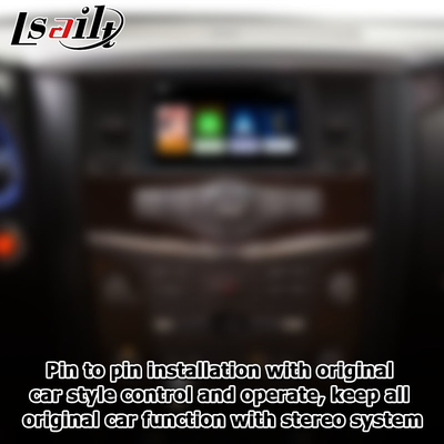 Ασύρματη carplay αρρενωπή αυτόματη βελτίωση ύφους cOem περιπόλου Y62 της Nissan από Lsailt