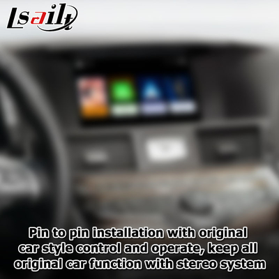 Ασύρματη carplay αρρενωπή αυτόματη τηλεφωνική οθόνη Infiniti Q70 που αντανακλά το κιβώτιο μέσων προβολής από Lsailt