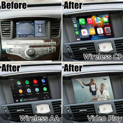 Ασύρματη carplay αρρενωπή αυτόματη βελτίωση ύφους cOem Infiniti QX60