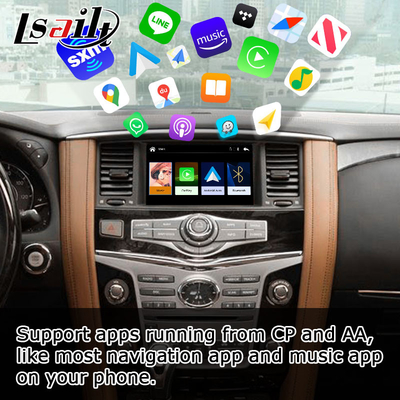 Αρρενωπή αυτόματη ασύρματη carplay λύση συμβατή Αυστραλία βελτίωσης ύφους cOem Infiniti QX80