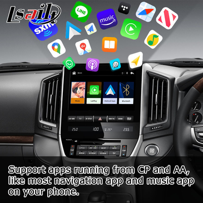 Τα ασύρματα carplay αρρενωπά αυτόματα πολυμέσα ύφους cOem ταχύπλοων σκαφών LC200 εδάφους της Toyota διασυνδέουν τη βελτίωση