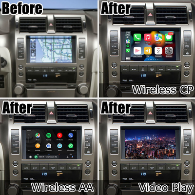 Η carplay αρρενωπή αυτόματη βελτίωση της Apple για το ύφος cOem Lexus GX460 ενσωματώνει τη βελτίωση