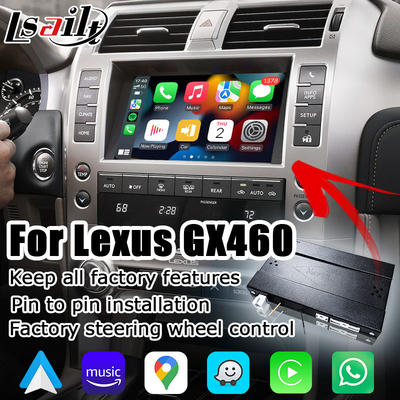 Η carplay αρρενωπή αυτόματη βελτίωση της Apple για το ύφος cOem Lexus GX460 ενσωματώνει τη βελτίωση
