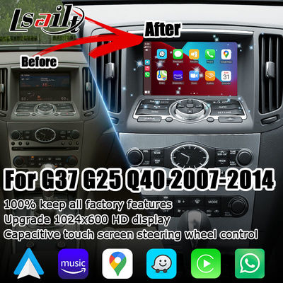 Plug And Play Infiniti G37 G25 Q40 ασύρματο carplay Android αυτοκινητό μοντέλο βίντεο πλαίσιο διεπαφής Navihome