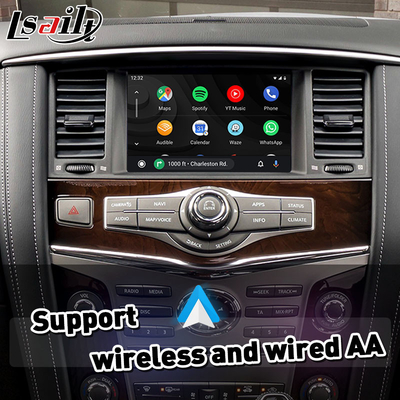 Ασύρματο Android Auto Carplay Interface για το 2017-2021 Infiniti QX80