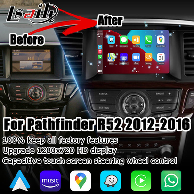 Pathfinder R52 ασύρματη carplay android αυτόματη αναβάθμιση οθόνη HD 720x1280