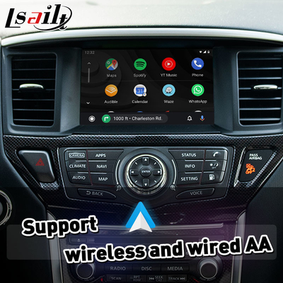 Συμπλοκή αυτοκινήτου ασύρματο Android Auto Carplay Interface για το 2017-2019 Nissan Pathfinder R52