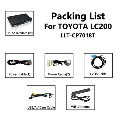 Toyota LC200 ασύρματη διεπαφή Carplay