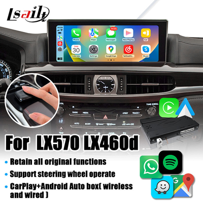 Ασύρματος αποκωδικοποιητής CarPlay για Lexus LX LX570 LX460d 2017-2022 Διεπαφή βίντεο κάμερας Revese