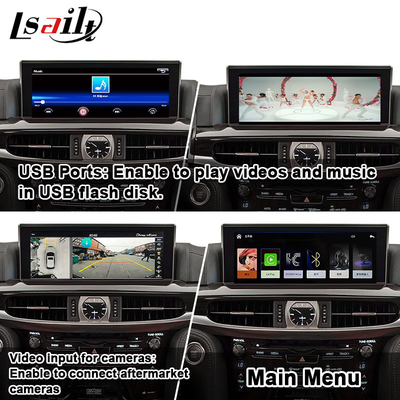 Ασύρματος αποκωδικοποιητής CarPlay για Lexus LX LX570 LX460d 2017-2022 Διεπαφή βίντεο κάμερας Revese