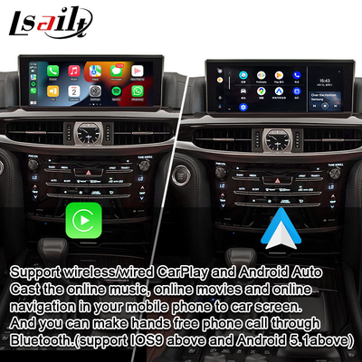 Ασύρματος αποκωδικοποιητής CarPlay για Lexus LX LX570 LX460d 2017-2022 Διεπαφή βίντεο κάμερας Revese