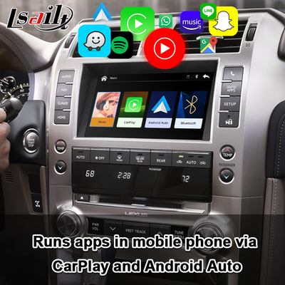 Έτοιμη προς χρήση διεπαφή CarPlay για Lexus GX460 2014-2021 LX570 RX NX με το ασύρματο αρρενωπό αυτοκίνητο