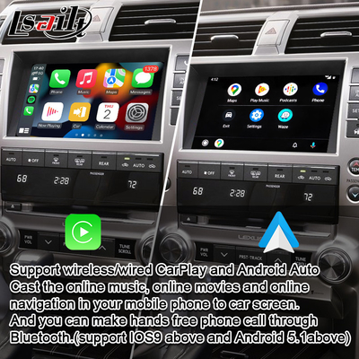 Έτοιμη προς χρήση διεπαφή CarPlay για Lexus GX460 2014-2021 LX570 RX NX με το ασύρματο αρρενωπό αυτοκίνητο
