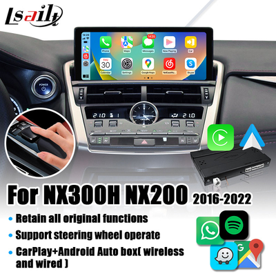 Διεπαφή Lexus CarPlay Lsailt για NX NX200T, NX300h 2016-2022 με το σύστημα Linux, σύνδεση καθρεφτών