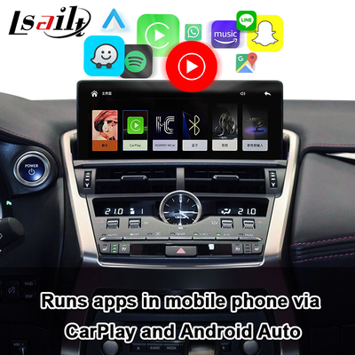 Διεπαφή Lexus CarPlay Lsailt για NX NX200T, NX300h 2016-2022 με το σύστημα Linux, σύνδεση καθρεφτών