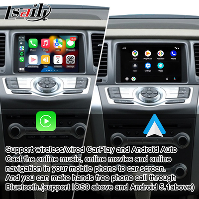 Διεπαφή CarPlay για τη Nissan Murano Z51 2010-2019 μέγιστα GT-ρ με το σύστημα Linux από Lsailt