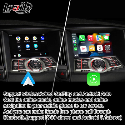 Αρρενωπή αυτόματη διεπαφή Linux CarPlay Lsailt για τα μέγιστα 2010-2014 Infiniti της Nissan με τη σύνδεση καθρεφτών