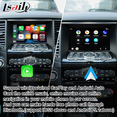Ασύρματη της Apple CarPlay αρρενωπή αυτόματη βελτίωση οθόνης διεπαφών αρχική για Infiniti FX Q QX