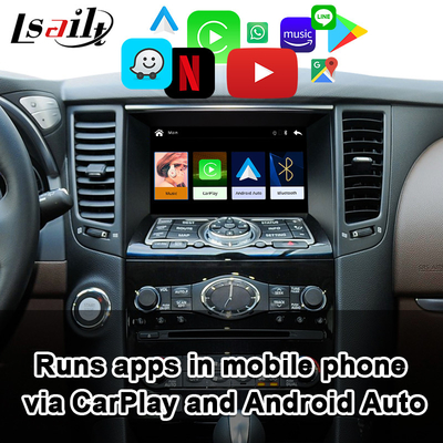 Ασύρματη της Apple CarPlay αρρενωπή αυτόματη βελτίωση οθόνης διεπαφών αρχική για Infiniti FX Q QX