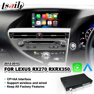 Αρρενωπή αυτόματη διεπαφή Carplay Lsait ασύρματη για Lexus RX 270 αθλητισμός AL10 2012-2015 350 450h Φ