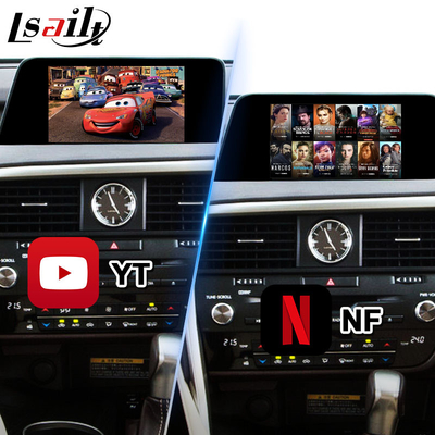 Διεπαφή πολυμέσων Lsailt Android για Lexus RX200T RX350 RX300 RX Mouse Control 2016-2019