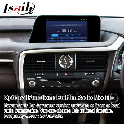 Διεπαφή πολυμέσων Lsailt Android για Lexus RX200T RX350 RX300 RX Mouse Control 2016-2019