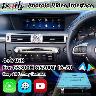 Lsailt Android Car Multimedia Interface για το Lexus GS300h GS200t GS350 GS450h GSF GS L10 2016-2020