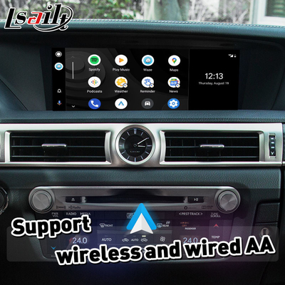 Android Auto & Carplay Interface για Lexus GS 350 200t 300h 450h AWD F Sport 2016-2020