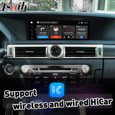 Android Auto & Carplay Interface για Lexus GS 350 200t 300h 450h AWD F Sport 2016-2020