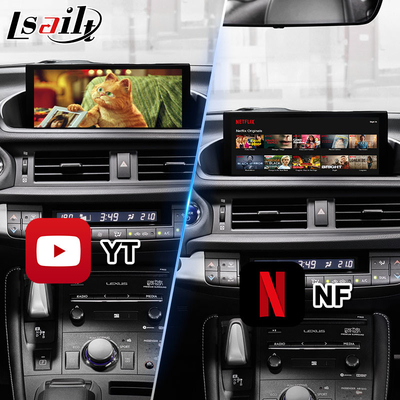 Lsailt Android Navigation Video Interface για το Lexus CT 200h FSport 2017-2022