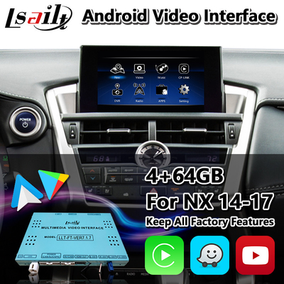 Lsailt Android Multimedia Video Interface για Lexus NX300h NX200t NX F-Sport Ελέγχου αφής 2014-2017