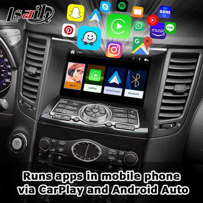 Lsailt CarPlay Interface για το Infiniti QX70 FX50 FX35 FX37 2011-2018 Android Αυτοαποκωδικοποιητής, Εγκατάσταση Pin to Pin