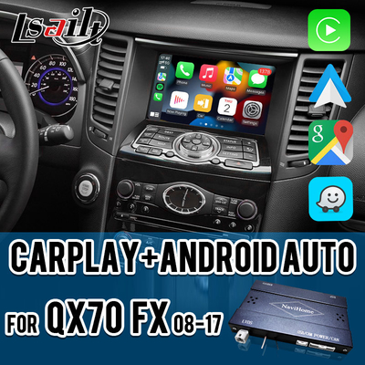 Lsailt CarPlay Interface για το Infiniti QX70 FX50 FX35 FX37 2011-2018 Android Αυτοαποκωδικοποιητής, Εγκατάσταση Pin to Pin