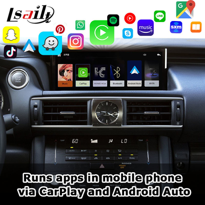 Πιν προς Πιν Apple CarPlay Διασύνδεση για Lexus IS IS250 IS350 IS300 IS200t 2013-2021 Android Αυτοαποκωδικοποιητής, Mirror Link