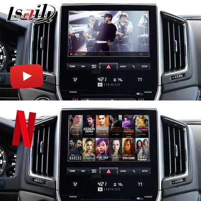 CarPlay Android Πολυμέσων Διασύνδεση βίντεο με YouTube, NetFlix, YouTube, Google Map για Land Cruiser LC200