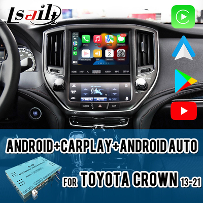 Lsailt CarPlay Android Multimedia Video Interface για το Toyota Crown, χωρίς εγκατάσταση ζημιών, με YouTube, NetFlix