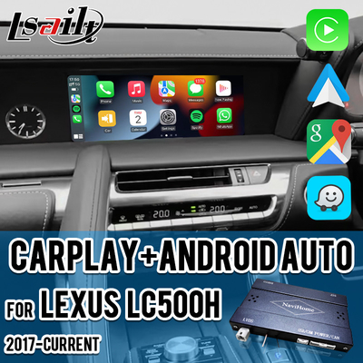 Ασύρματη διεπαφή CarPlay Ενσωματωμένη οθόνη OEM για Lexus LX570 LX460d 2016-2021 Android Auto Video Interface