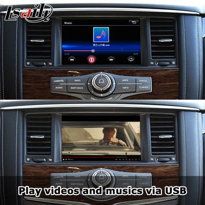 Πιν με Πιν CarPlay Διασύνδεση για Nissan Patrol Y62, Pathfinder, Armada Περιλαμβάνεται Android Auto, Google Maps, Waze