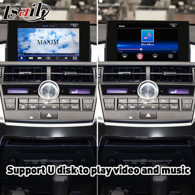 Lsailt / Navihome Android Auto Carplay Interface για Lexus NX300h NX200t Έλεγχος Κουμπιού 2014-2017 NX ES RX
