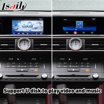 Διεπαφή Lsailt Wireless Carplay για Lexus RCF RC300 RC200t RC300h RC350 RC Έλεγχος με Κουμπί 2014-2018 IS RX NX