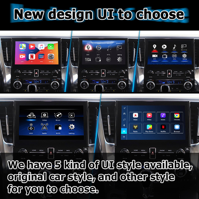 Το Toyota Alphard Vellfire AH30 σειράς Android Carplay κουτί διεπαφής Qualcomm 6125 8+128GB