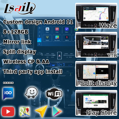 Το Toyota Alphard Vellfire AH30 σειράς Android Carplay κουτί διεπαφής Qualcomm 6125 8+128GB