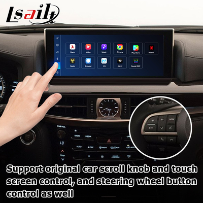 Lexus LX570 LX450d Android video interface υποστήριξη carplay android auto Qualcomm 8+128GB Android 11